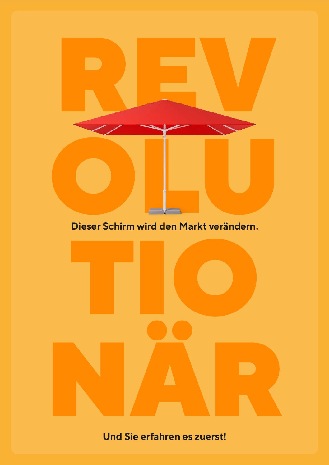 Flyer – EVO-Line Sonnenschirm